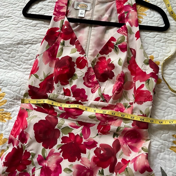 Talbots Floral Midi Dress Size 6 - Picture 6 of 7